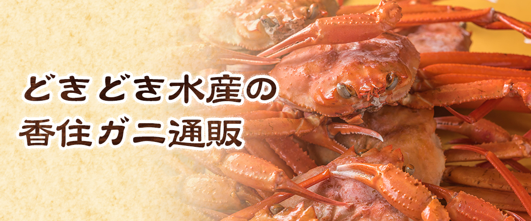 間違いないカニの通販はどきどき水産 香住漁港の蟹を尼崎からお届け